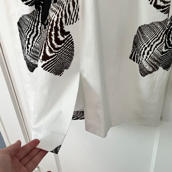 Tomaso Stefanelli midi dress size 42 (US size 6) designer large floral print - Picture 7 of 9